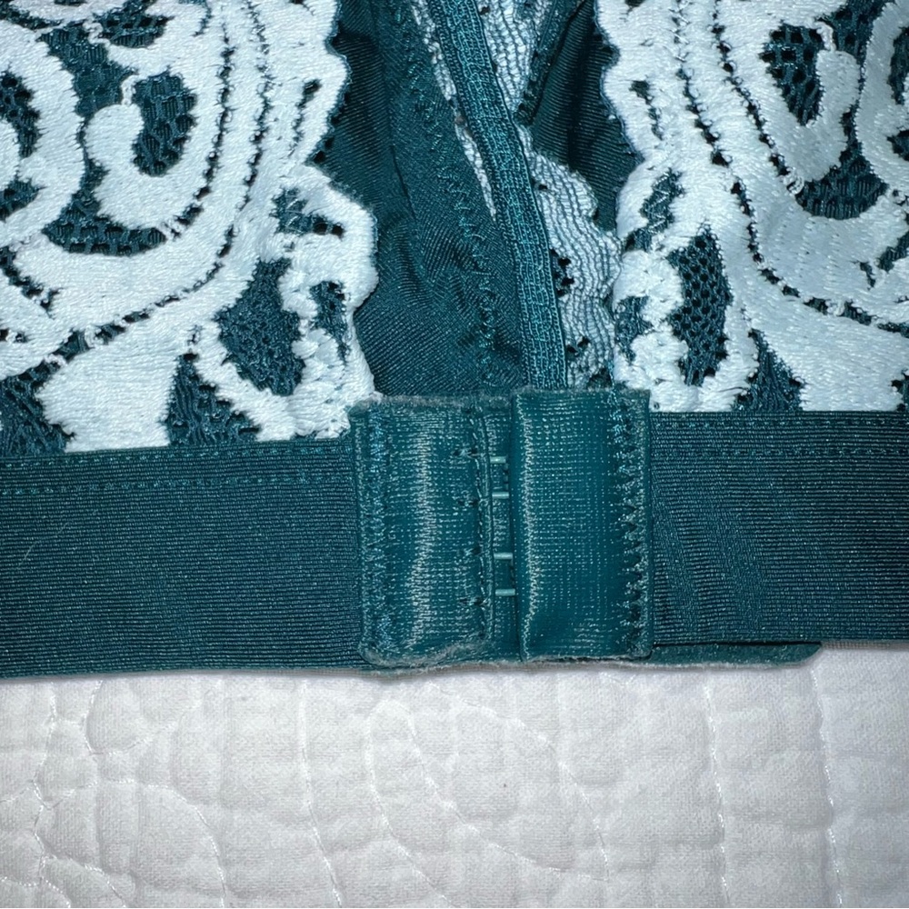 WACOAL Instant Icon Bralette Deep Teal Bluegrass Size Medium - Picture 8 of 8